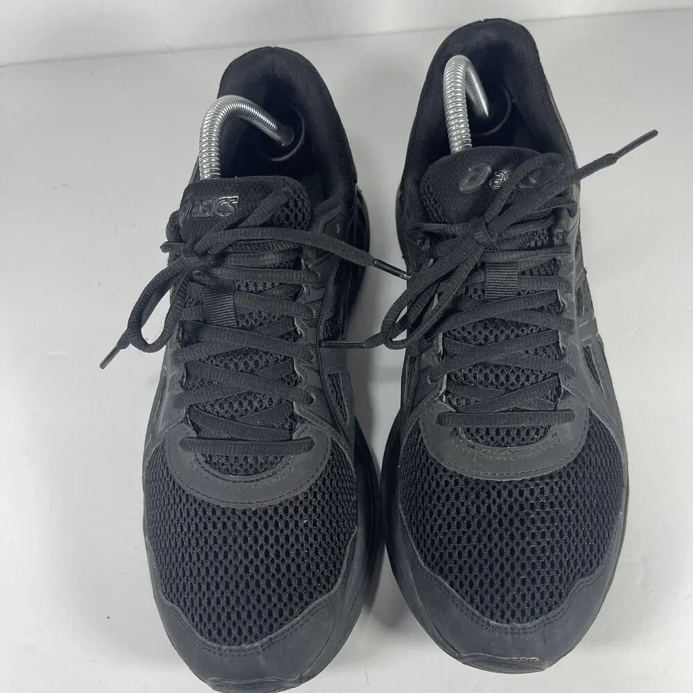 ASICS GEL-Contend 5 Mens Shoes Size 9.5 Triple Black Running Sneakers 1011A167 - Picture 5 of 11